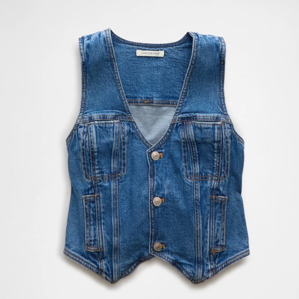 American Eagle - Denim Vest